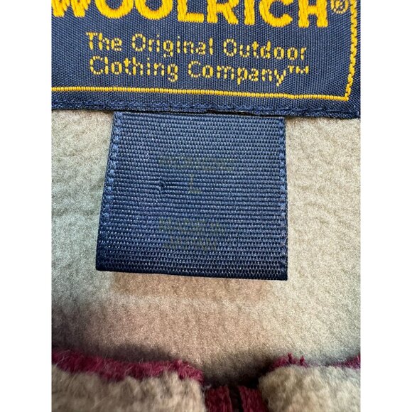 Woolrich Womens Wool 1/4 Zip Sweater Size L Mulberry - Picture 3 of 12